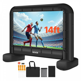 VEVOR Pantalla Cine Inflable 259 x 146 cm 16:9 Lavable 600D por 68.30€