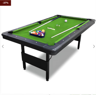 Mesa de billar plegable 7 pies modelo B002 por 348€