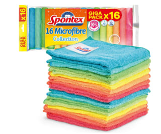 Chiffons de nettoyage microfibre Spontex à 6,59€