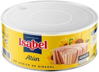 Isabel Atún en aceite de girasol, lata ahorro 900gr por 7.64€