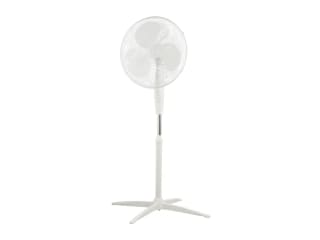 Tronic Pedestal Fan - Black or White - 3 Fan Speeds - Oscillation Function - Adjustab