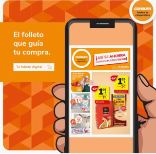 Folleto Consum( Fideo Gallo n°2 450gr por 1.05€)