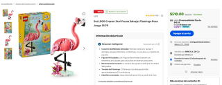 LEGO Creator 3en1 Fauna Salvaje por $494 | Oferta Walmart