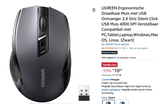 Ugreen Draadloze muis MU006 voor €10,99 bij Amazon