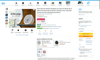Echo Pop Edición México con Alexa por $659 | Oferta Amazon