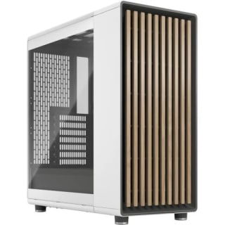 Torre PC Fractal Design North Cristal Templado USB 3.2 Chalk White Clear por 113.59€