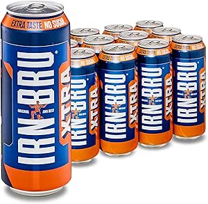 IRN-BRU XTRA 12 Pack No Sugar Cans Deal from £4.50 on Amazon