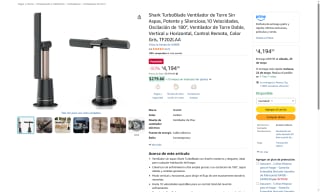 Ventilador Shark TurboBlade por $4,195 | Oferta Amazon
