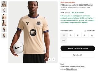 Jersey de Fútbol Kobe Dri-FIT Barcelona por $949 | Nike