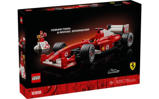 LEGO Icons Ferrari F2004 en Michael Schumacher voor €59,99