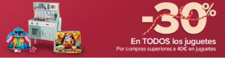 30% descuento en todos los juguetes Carrefour en cupón