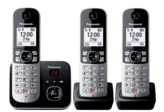 Panasonic DECT Trio KX-TG6863NLB voor €65,80 dmv code bij Panasonic