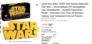LEGO® Star Wars™: Star Wars Logo - 75407 voor €38,99 bij Amazon