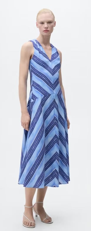 Vestido rayas evasé por 11.99€