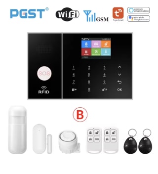 Pgst smart life sistema alarma wifi Gsm host sensores puerta y movimiento por 25.90€