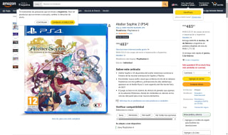 Atelier Sophie 2 PS4 Digital por $660 | Amazon