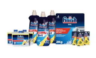 Pack Finish 3 Abrillantador + 3 Ambientador + 3 Limpiamáquinas Limón + 2 Kg sal