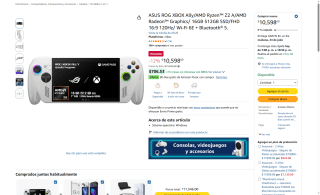 ASUS ROG Xbox Ally 16GB 512GB por $9,598 | Amazon (Banamex MSI)