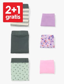 2+1 gratis op kinderondergoed bij HEMA