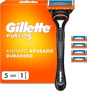 Gillette Fusion5 Maquinilla de Afeitar Hombre con 5 Recambios por 15.27€