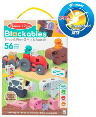 Melissa & Doug – Blockables™ Boerderij voor €4,99 bij Bol.