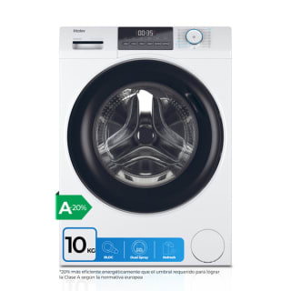 HAIER HW100-BP14929A Lavadora Carga Frontal 10Kg 1.400rpm Clase A por 299€