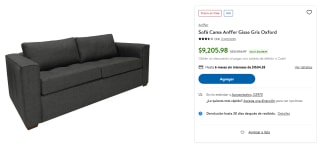 Sofá Cama Anffer Gris $9,206 | Oferta Sam's Club