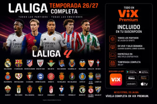 LaLiga 2026/27 completa en ViX Premium en Centroamérica