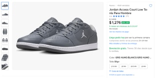 Jordan Access Court Low Tenis para Hombre por $1,276 en Mercado Libre
