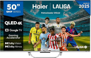 Haier QLED 4K UHD H50Q80FUX 50", Smart TV, Google TV, Dolby Atmos por 290.87€