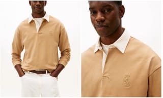 Polo Rugby décontracté Varsity à col contrasté à 149,90€