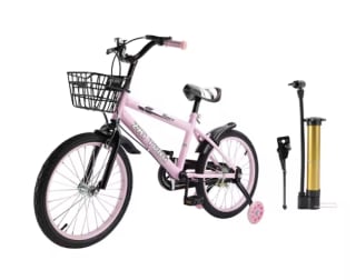 Bicicleta Infantil Rosa con Ruedas Auxiliares por 89.37€