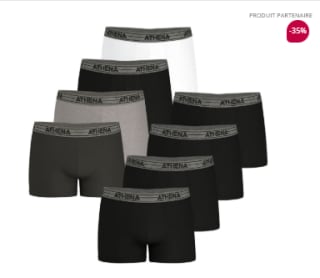 Lot de 8 Boxers Ecopack à 43,79€