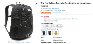 The North Face Borealis Classic rugzak voor €62,95 bij Amazon