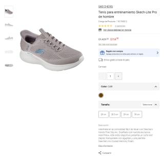 Tenis Skechers Skech-Lite Pro por $715 | Liverpool
