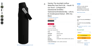 Stanley IceFlow waterfles voor €25,79