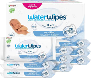 540 toallitas WaterWipes Sensitive+ Newborn & Baby Wipes por 19.99€