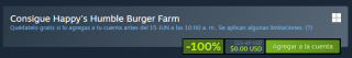 Happy's Humble Burger Farm Gratis | Oferta Steam