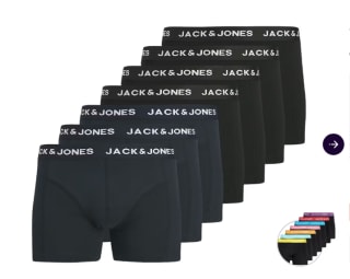 Jack & Jones Boxershorts 7-pack voor €9,95 bij Ibood