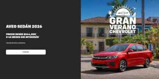 Chevrolet Aveo Sedán 2026 por $244,800