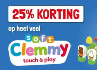 25% korting op divers Clementoni Baby speelgoed bij Lobbes