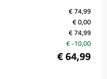 €10 korting op geselecteerde artikelen met amazon prime
