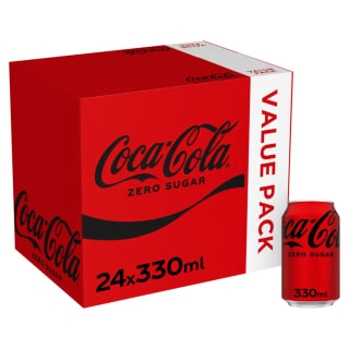 Coca-Cola Zero Sugar 24 Pack Welcome Offer for £5.99 at Joybuy