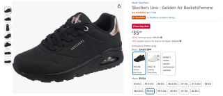 Skechers Uno - Golden Air baskets voor €35,09 bij Amazon