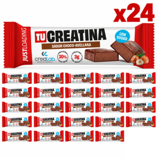 Just Loading Barrita Proteica con Creatina Sabor Chocolate-Avellana 24 x 40g a 13.99€