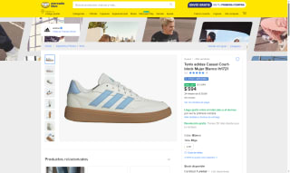 Tenis Adidas Courtblock por $594 | Oferta Mercado Libre