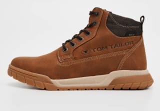 TOM TAILOR botines cordones coñac por 39€