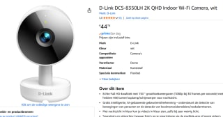 D-Link IP Bewakingscamera voor €44,74 bij Amazon