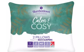 Slumberdown Calm & Cosy Medium Pillow - 2 Pack, £6