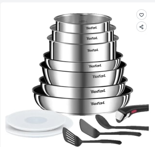 Tefal Ingenio Emotion Batterie de cuisine 13 à 89,99€